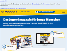 Tablet Screenshot of media.spiesser.de